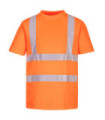 Camiseta de alta visibilidad de tejido ecológico con cintas reflectantes PORTWEST EC12