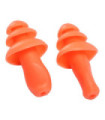 Reusable TPR Ear Plugs with String (50 Pairs) - EP10