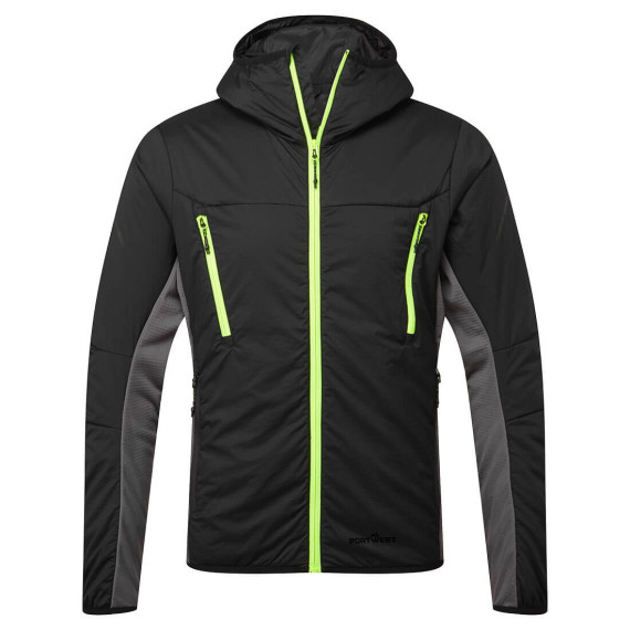 Veste EV4 Insulated Hybrid avec un panneau innovant ActiReach de couleur contrastante PORTWEST EV470
