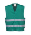 MeshAir Iona Work Vest with Self-Adhesive Closure, Reflective Strips PORTWEST F374