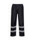Iona Classic black rain pants, with reflective strips PORTWEST F441