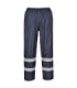 Iona Classic black rain pants, with reflective strips PORTWEST F441