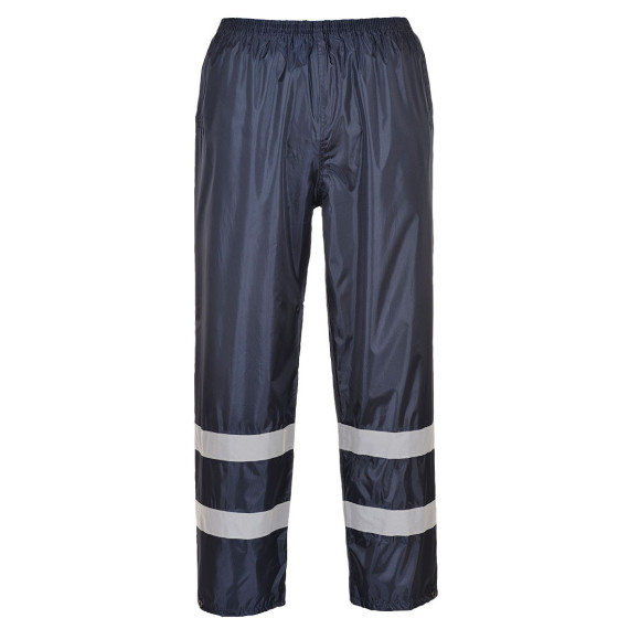 Iona Classic black rain pants, with reflective strips PORTWEST F441
