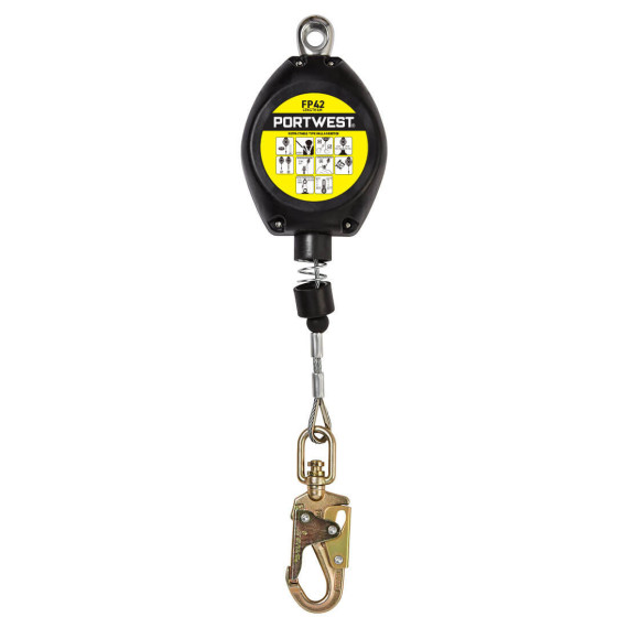 Dispositivo anticaídas retráctil 6M con carcasa protectora PORTWEST FP42