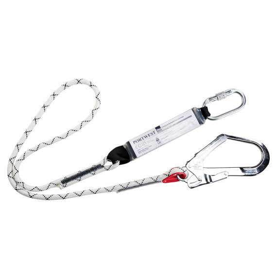 Rope Linie mit Kernmantle Automatikstecker, mit Absorber 180 cm FP56