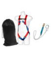 Kit anti-queda de arnês de 2 pontos com bugger e carabiner PORTWEST FP62