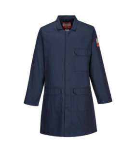 Bata Standard resistente a la llama azul marino PORTWEST FR34