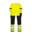 High visibility PW3 elastic pants with pistol pockets - FR407