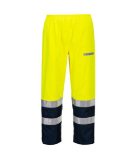 Pantalão impermeável multi-risco Bizflame Rain+ Hi-Vis Light Arc PORTWEST FR410