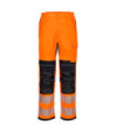 Pantalhão de trabalho PW3 FR HVO Modaflama inerente cor laranja PORTWEST FR414
