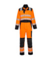 Modern work sweater knitted PW3 FR HVO reflective bands PORTWEST FR509