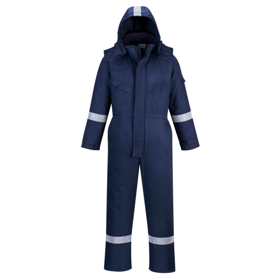 Flame-resistant and anti-static work coverall for winter Regular PORTWEST FR53