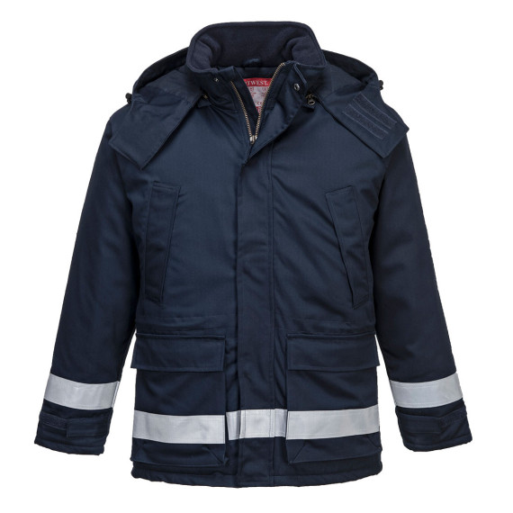 Jaqueta de inverno ignífuga e antiestática indústria offshore PORTWEST FR59