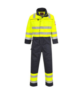 Mono de trabalho Multi-Norm de alta visibilidade azul marinho PORTWEST FR60