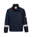 Jaqueta leve de trabalho com propriedades antistáticas Bizflame Plus, gola alta PORTWEST FR601