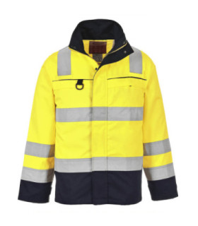 Jaqueta de alta visibilidade Multi-Norm para ambientes de risco PORTWEST FR61