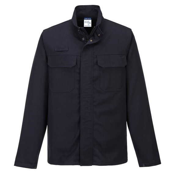 Flame-resistant jacket Molten Metal multi-standard hazardous environments black PORTWEST FR65