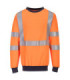 Hochsichtbare, flammensichere orange Sweatshirt PORTWEST FR703