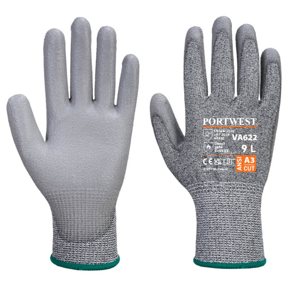 Guante Vending anti-corte MR, con la palma cubierta con PU galga 15 PORTWEST VA622