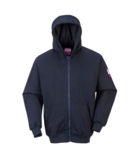 Fire-resistant hoodie with front zipper, multi-standard, hazardous environments PORTWEST FR81