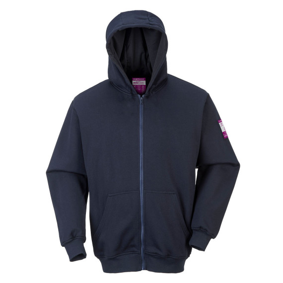 Felpa ignifuga con cappuccio e zip frontale, multinorma, ambienti pericolosi PORTWEST FR81