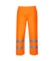 Pantalones de alta visibilidad para lluvia de poliéster y PVC con cinta reflectante PORTWEST H441
