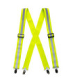 Tirantes de alta visibilidade para calças de poliéster, ajustáveis PORTWEST HV56