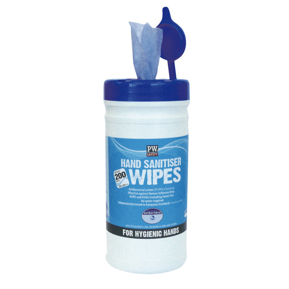 Sanitiser wipes for hands (200 pcs) PORTWEST IW40