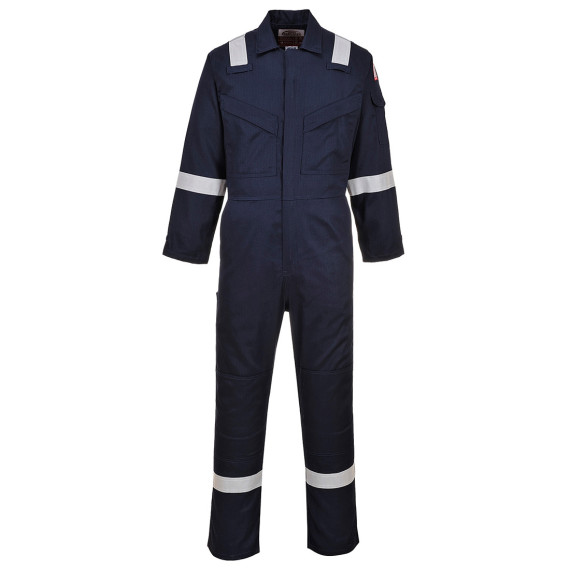 Mono super-leve, ignífugo e antiestático 210g, fitas refletoras Altos PORTWEST FR21