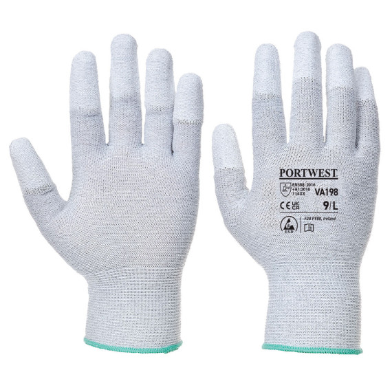 Anti-static Vending glove with PU coated tips PORTWEST VA198