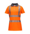 Polo de trabalho Pro para mulher de tecido respirável flúor PORTWEST LW72