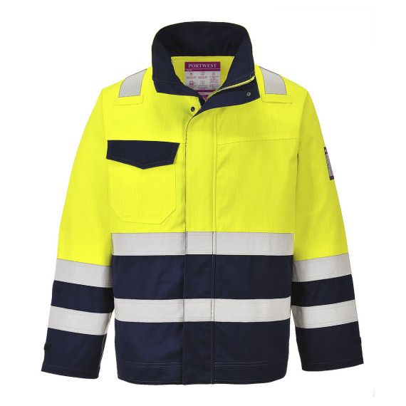 High Visibility Work Jacket Modaflame Thermal Arc Protection PORTWEST MV25