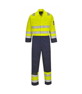 High visibility Modaflame work coverall, regular arc flash PORTWEST MV28