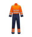 Multi-risk orange/navy Modaflame RIS work sweatshirt PORTWEST MV29