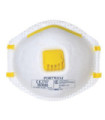 Máscara de proteção respiratória com válvula FFP1 PORTWEST P101 (pacote de 10 unidades)