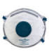 Masque de protection Dolomite avec charbon et valve FFP2 PORTWEST P223 (prix par boîte de 10 unités)