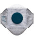 Mascarilha EAGLE dobrável com carbono e válvula FFP2 (Pack10) PORTWEST P292