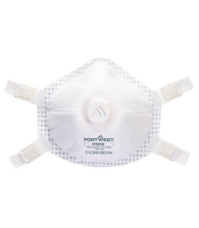 Mascherina riutilizzabile con valvola Ultimate FFP3 (Pack 5) PORTWEST P306