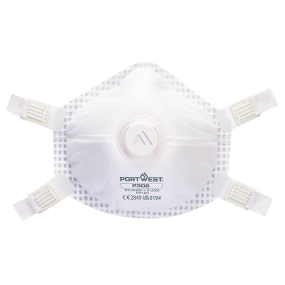 Reusable mask with valve Ultimate FFP3 (Pack 5) PORTWEST P306