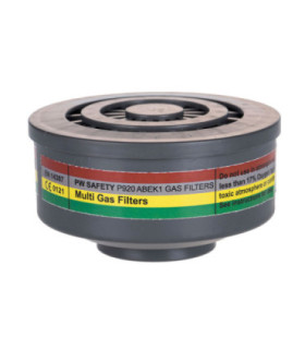 Filtro de gases ABEK1 com conexão de rosca especial PORTWEST P920 (Preço caixa 4 filtros)