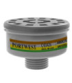 Filter für Gase ABEK2, mit universellem Gewinde PORTWEST P926 (Preis Packung 4 Stück)