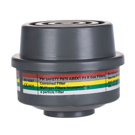 Filtro combinado ABEK1P3, con conexión de rosca especial PORTWEST P970