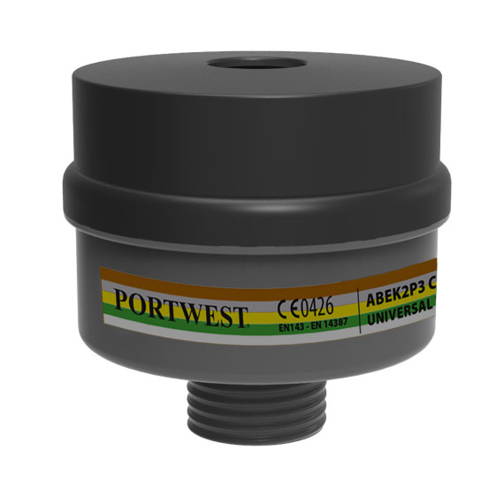 Universal screw ABEK2P3 respiratory protection filter PORTWEST P976