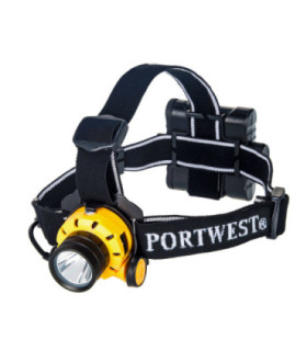 Linterna de cabeza luz frontal Dual Power 100 Lumen PORTWEST PA63, comprar  online