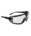 Óculos panorâmicos com inserção RX desmontável, protecção UV Focus PORTWEST PS03