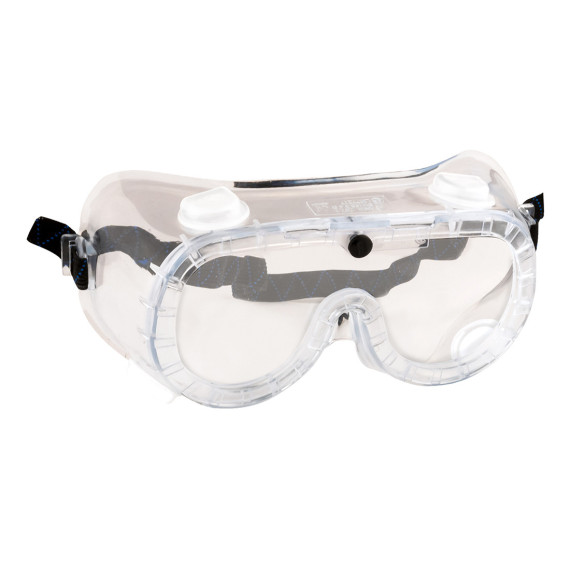 Sicherheitsbrille mit indirekter Belüftung, seitlichem Schutz PORTWEST PW21