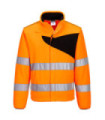 Giacca polare PW2 Hi-Vis ad alta visibilità con nastri riflettenti PORTWEST PW274