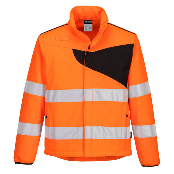 Veste Softshell haute visibilité bicolore PW2, en 2 couches PORTWEST PW275