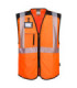 Arbeitsweste PW3 Executive mit zentralem Reißverschluss, abnehmbarem Taschen für Ausweis PORTWEST PW309