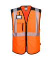 Chaleco di lavoro PW3 Executive con chiusura centrale tasca removibile porta identificazione PORTWEST PW309